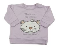 Lila mikina s mačičkou George