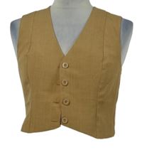 Dámská béžová crop vesta Savida 