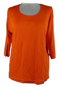 Dámske tehlově červené tričko Street One