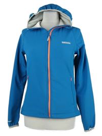 Dámska modrá softhshellová funkčná bunda s kapucňou Regatta