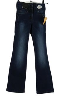 Nové - Dámské tmavomodré bootcut petite rifle Next 