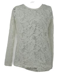 Dámska biela čipková blúzka Laura Torelli