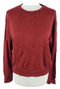 Dámský karmínový svetr H&M