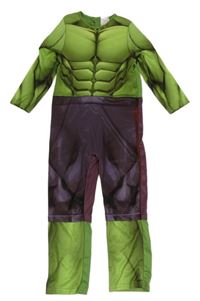 Kostým- zeleno-fialový overal Hulk Marvel