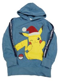 Modrá mikina s Pikachu a kapucňou C&A