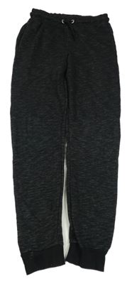 Černé melírované tepláky St. Bernard