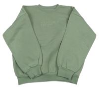 Zelená mikina s nápisom Reserved