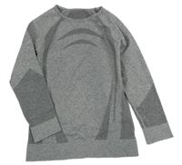 Sivé melírované funkčné tričko crivit