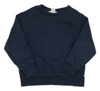 Tmavomodrá mikina H&M
