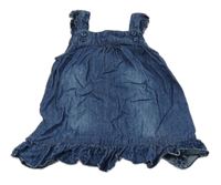 Tmavomodré rifľové šaty H&M