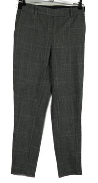 Dámske sivo-čierne kockované tregíny H&M