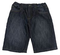 Tmavomodré rifľové kraťasy Denim Co.
