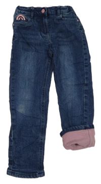 Tmavomodré podšité rifle Pocopiano