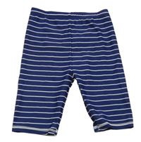 Tmavomodro-bílé pruhované UV kraťasy Miniclub