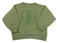 Khaki mikina s potlačou River Island