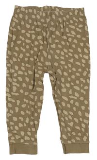 Hnedé vzorované pyžamové nohavice George