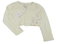 Nové - Smotanové svetrové bolerko Jasper Conran
