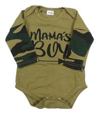 Khaki body s nápisem 