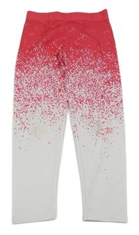 Bielo-ružové športové legíny Ergeenomixx