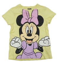 Žlté tričko s Minnie Primark