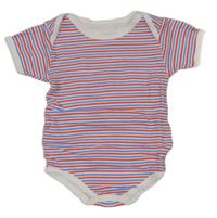 Červeno-modro-bílé pruhované body 