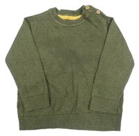 Khaki sveter s dinosaurom Mothercare