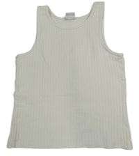 Smotanový rebrovaný crop top Y.F.K.