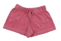 Ružové froté kraťasy zn. Mothercare