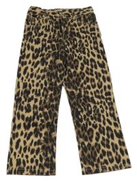 Béžovo-hnedo-čierne vzorované rifle F&F