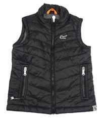 Čierna prešívaná šušťáková funkčná zateplená vesta REGATTA