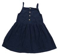 Tmavomodré menšestrové šaty PRIMARK