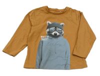 Hnedé tričko s mývalem name it.