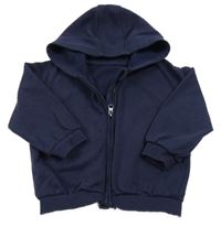 Tmavomodrá prepínaci oversize mikina s kapucňou George