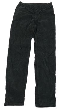 Černošedé elastické manšestráky H&M