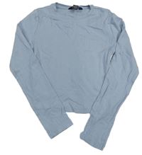 Světlemodré crop triko New Look