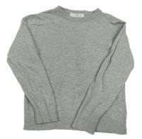 Sivý melírovaný sveter H&M