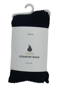 Nové - tmavomodré žebrované punčocháče COUNTRY ROAD