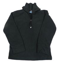 Čierna fleecová funkčná mikina s logom TRESPASS