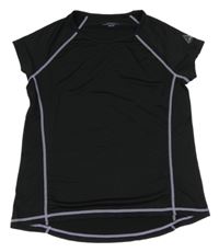 Čierne funkčné športové tričko YIGGA