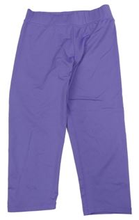 Fialové capri športové legíny H&M