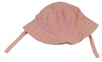 Růžový klobouk s madeirou F&F