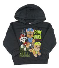 Antracitová mikina s Paw Patrol a kapucí Primark