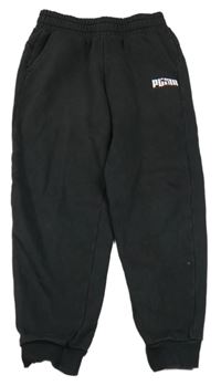 Čierne tepláky s logom Puma