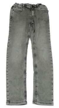 Šedé teplákové slim rifle C&A