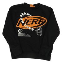 Čierna mikina s logem Nerf
