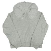 Svetlosivá melírovaná mikina s golierom H&M