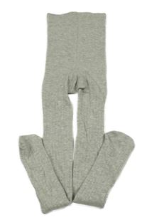 Sivé melírované rebrované pančuchy