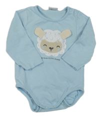 Světlemodré body s ovcí Orsolino