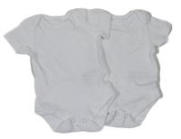 2x biele body M&S