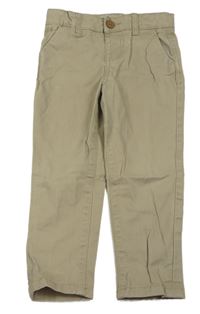 Béžové plátěné chino kalhoty Denim Co.